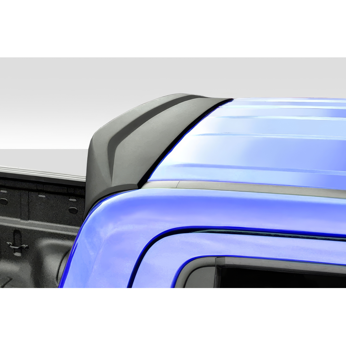 Modify your Ford Ranger 2019 with our Exterior/Wings - Angled view of rear wing spoiler on vehicle