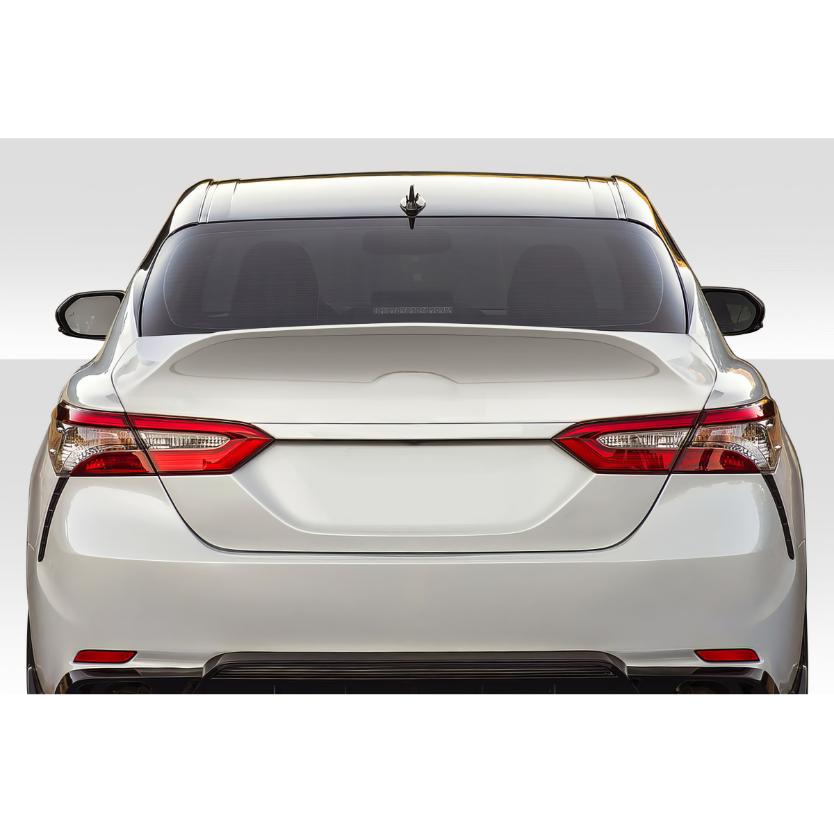 Modify your Toyota Camry 2018 with our Exterior/Trunks - Rear view angle of the vehicle part