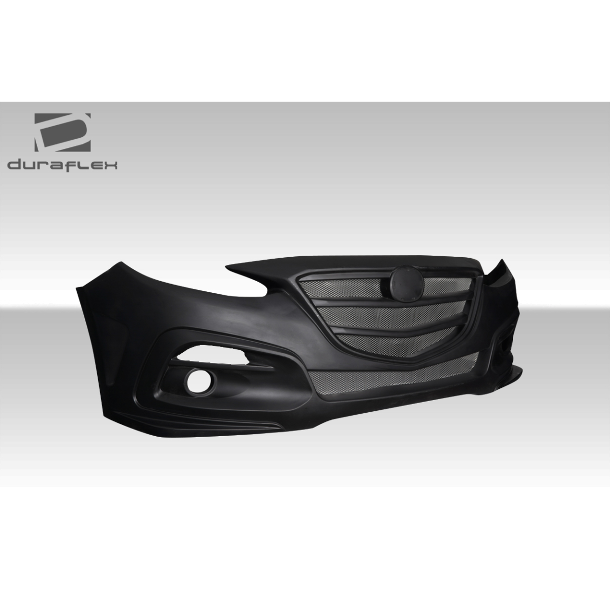 Modify your Mazda 3 2014 with our Exterior/Front Bumpers or Lips - Front angle view of bumper part