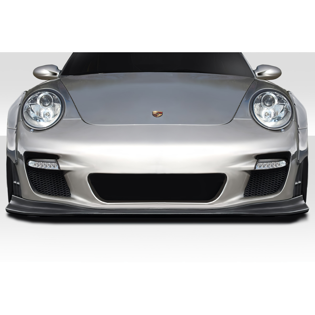 Modify your Porsche 911 2004 with our Exterior/Front Bumpers or Lips - Front view angled slightly downward