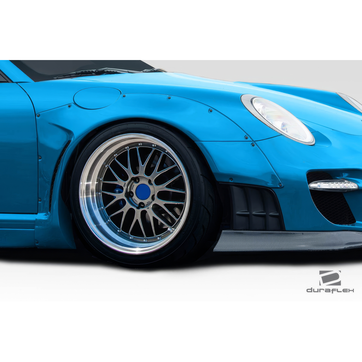 Modify your Porsche 911 2004 with our Exterior/Fenders - Close up angle of front fender and wheel