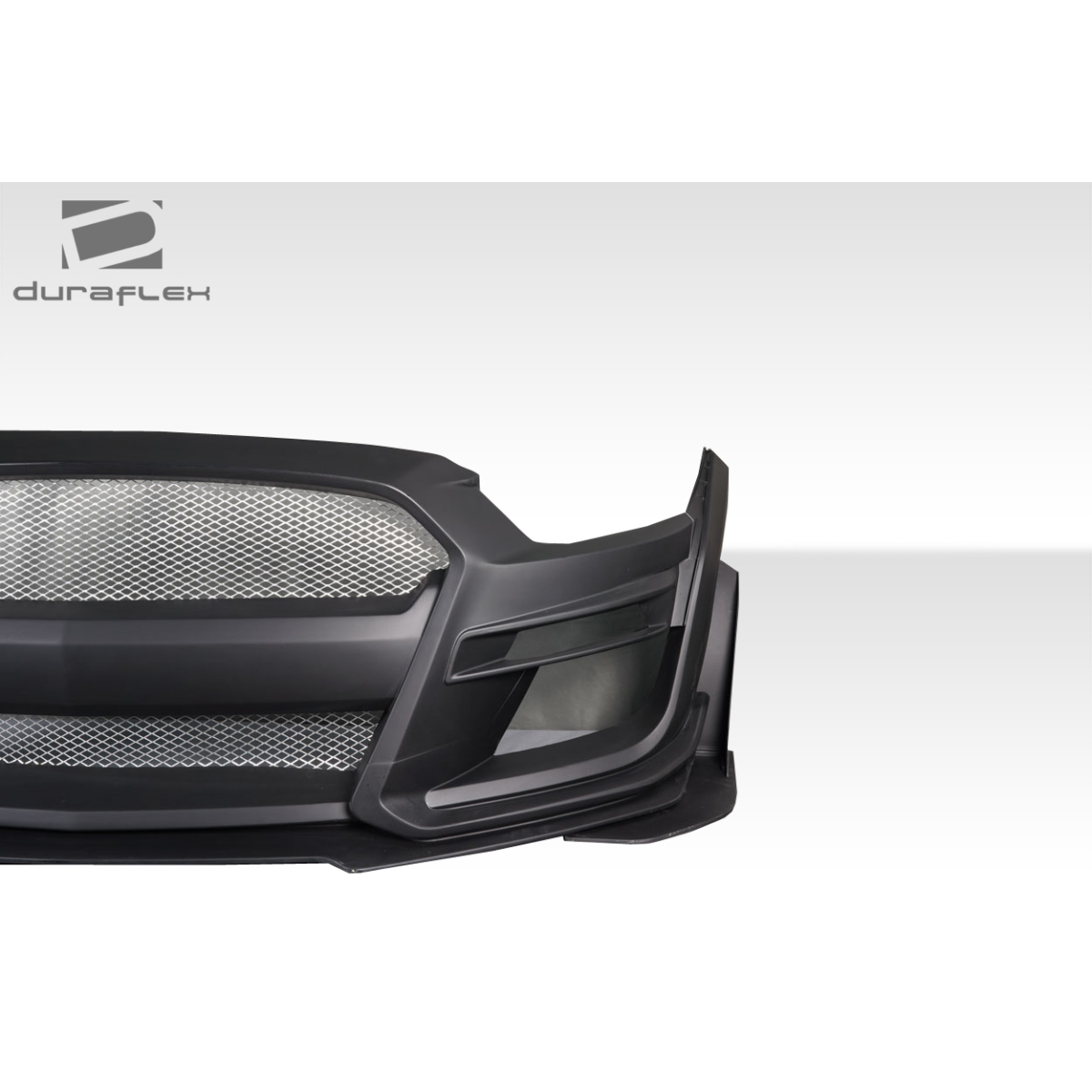 Modify your Ford Mustang 2015 with our Exterior/Front Bumpers or Lips - Front view angle of the bumper part