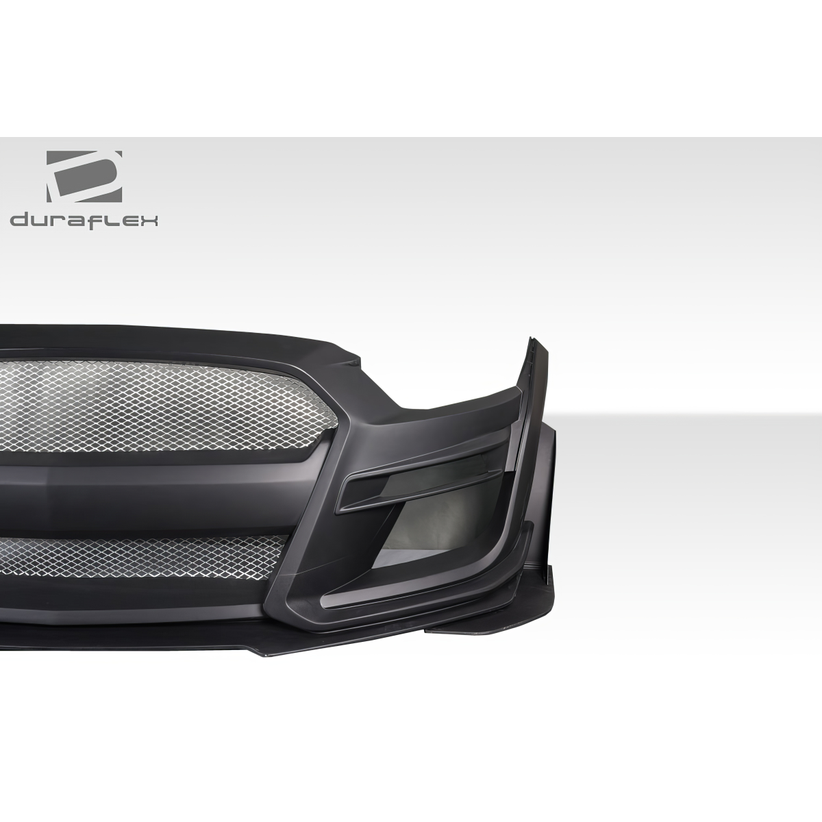 Modify your Ford Mustang 2015 with our Exterior/Front Bumpers or Lips - Part is viewed from a front angle