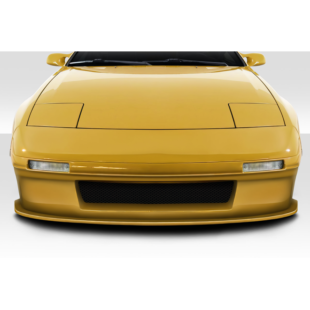 Modify your Mazda RX-7 1985 with our Exterior/Front Bumpers or Lips - Front view of the vehicle at eye level angle