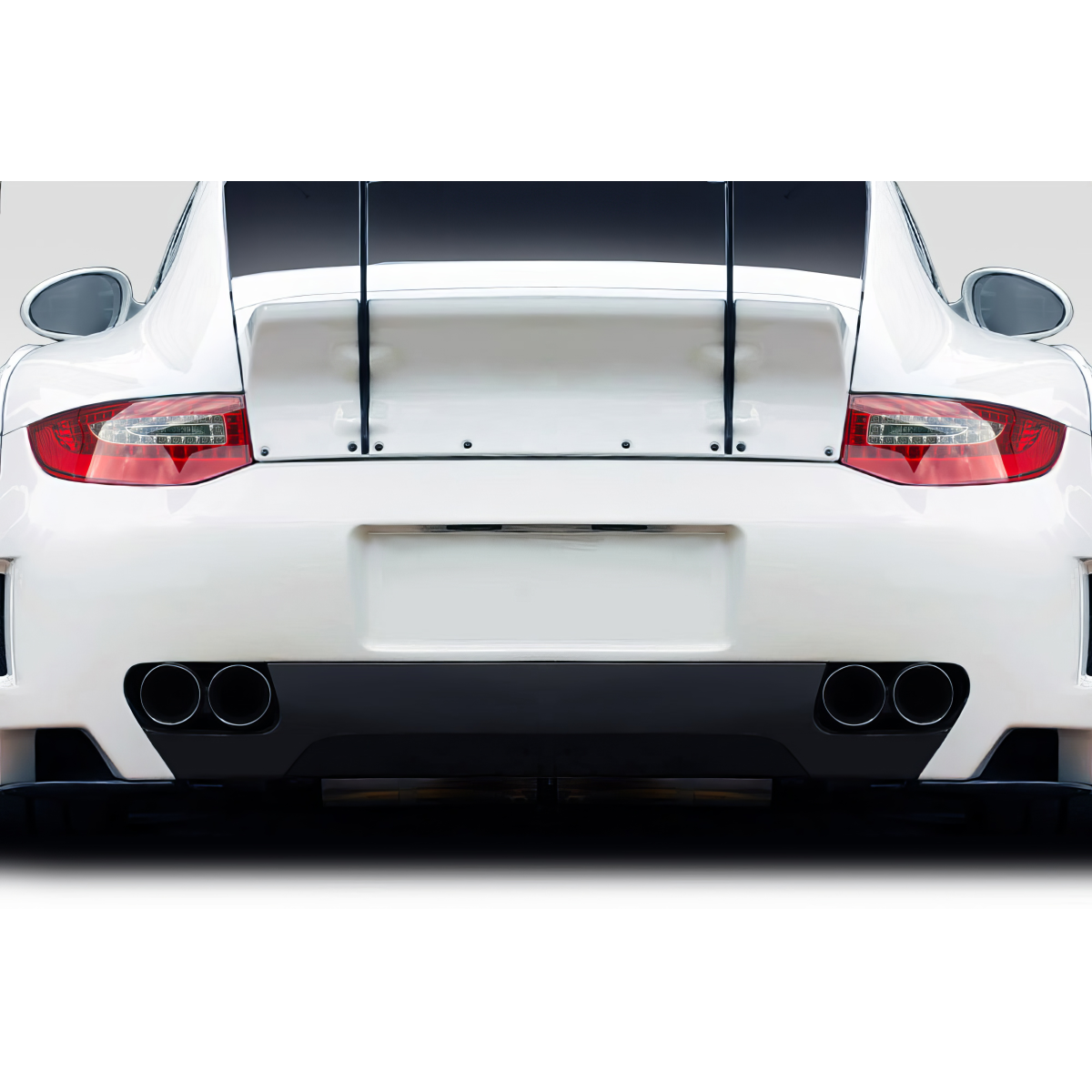 Modify your Porsche 911 2004 with our Exterior/Diffusers - Rear view angle of a Porsche 911 diffuser