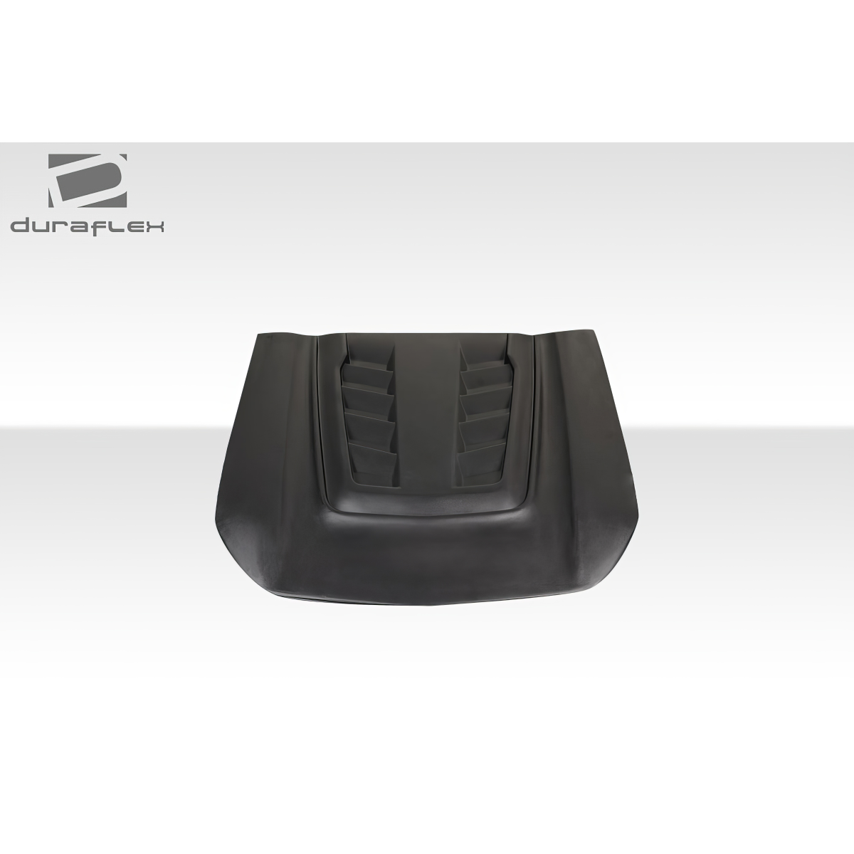 Modify your Chevrolet Silverado 1500 2019 with our Exterior/Hoods - Top down view of hood scoop part at flat angle