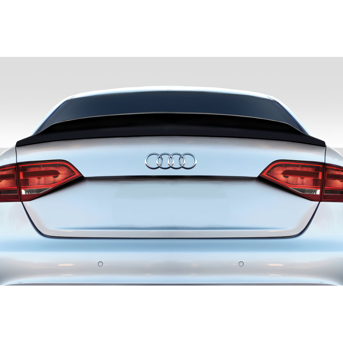 Modify your Audi A4 2009 with our Exterior/Wings - Rear view angle of the car part shown