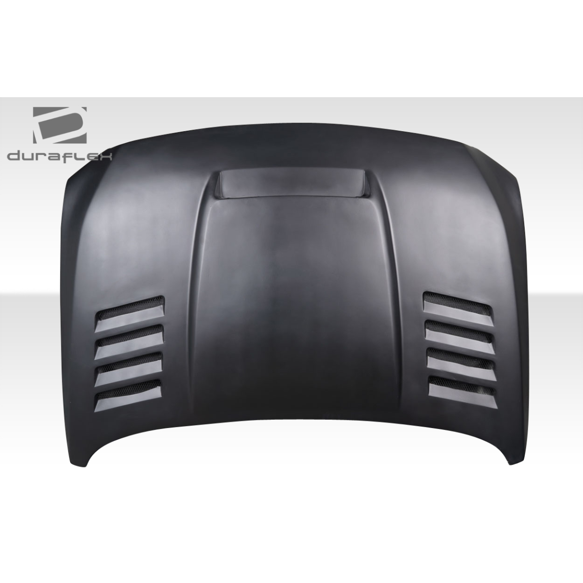 Modify your Nissan Titan 2016 with our Exterior/Hoods - Front view of a truck hood