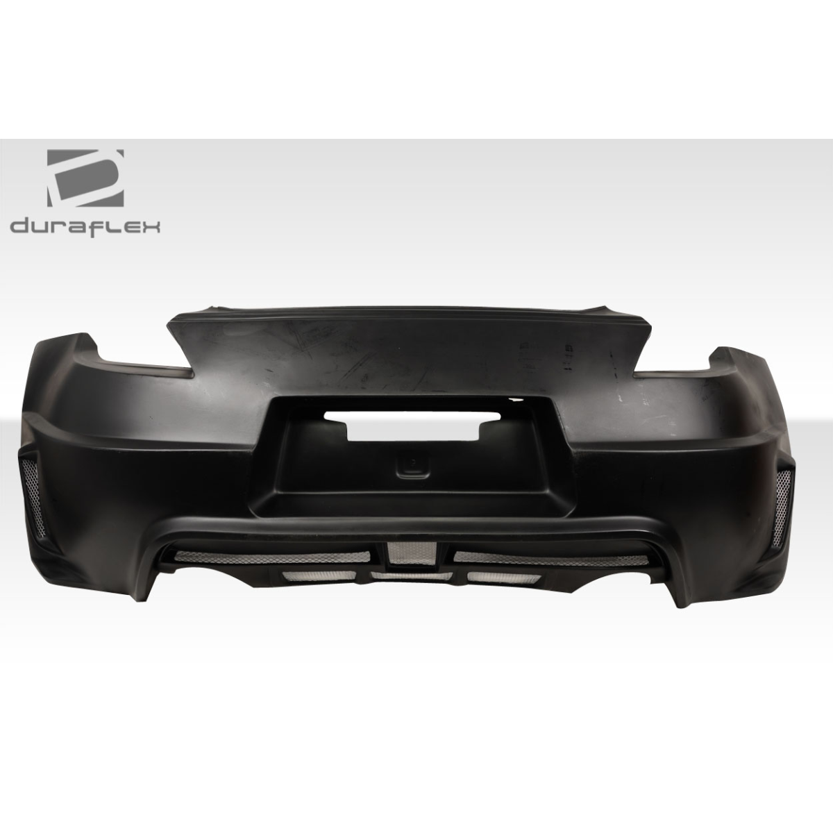 Modify your Nissan 370Z 2009 with our Exterior/Rear Bumpers or Lips - Straight on view of rear bumper part