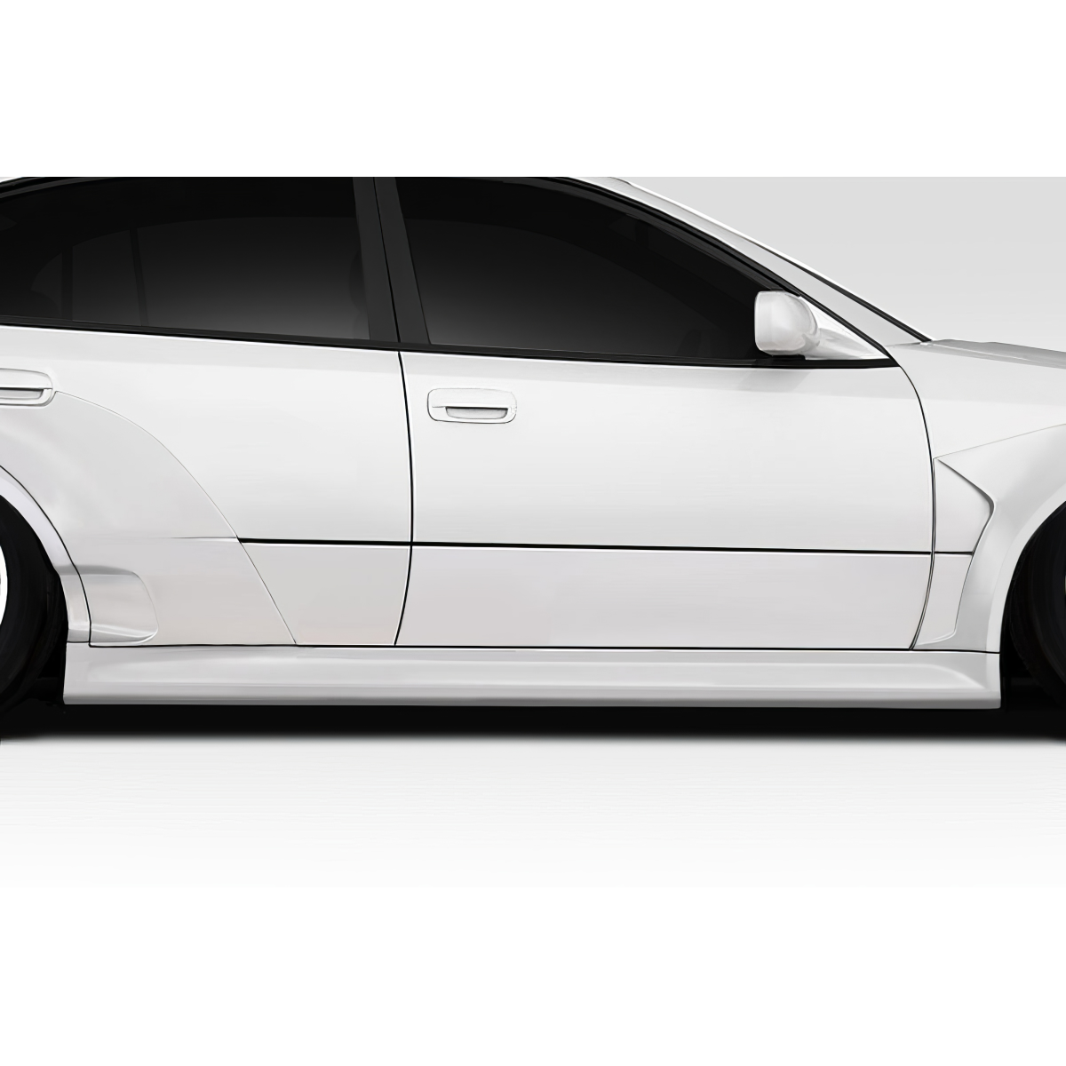 Modify your Lexus GS300 1998 with our Exterior/Side Skirts - Side view of vehicle at a lateral angle