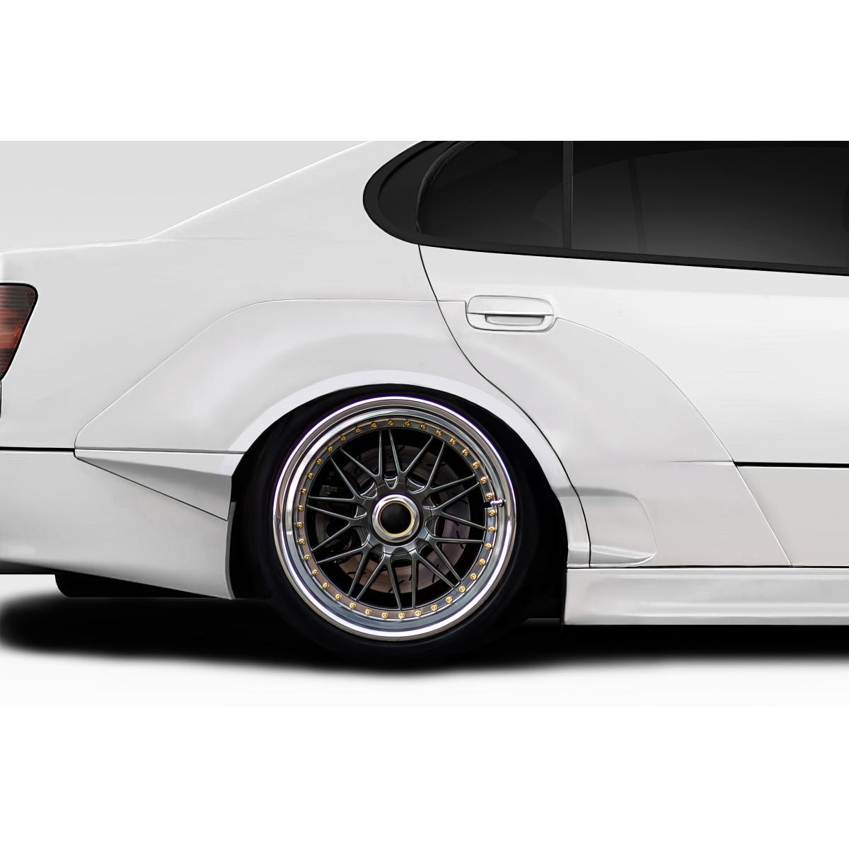 Modify your Lexus GS300 1998 with our Exterior/Fenders - Side angle showcasing rear fender and wheel