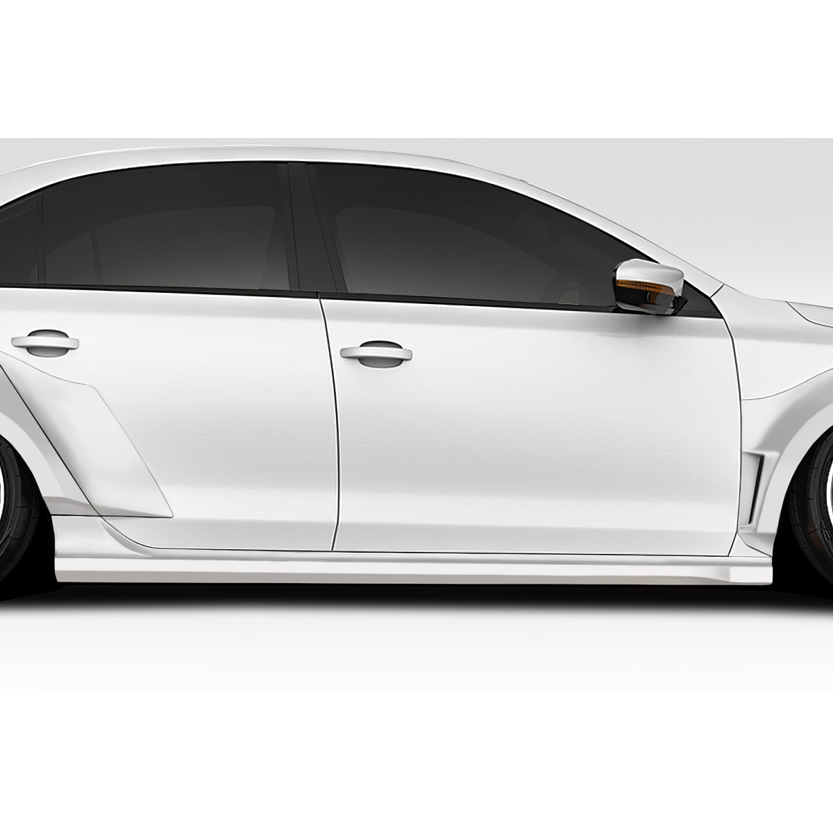 Modify your Volkswagen Jetta 2011 with our Exterior/Side Skirts - Side view of vehicle at a lateral angle