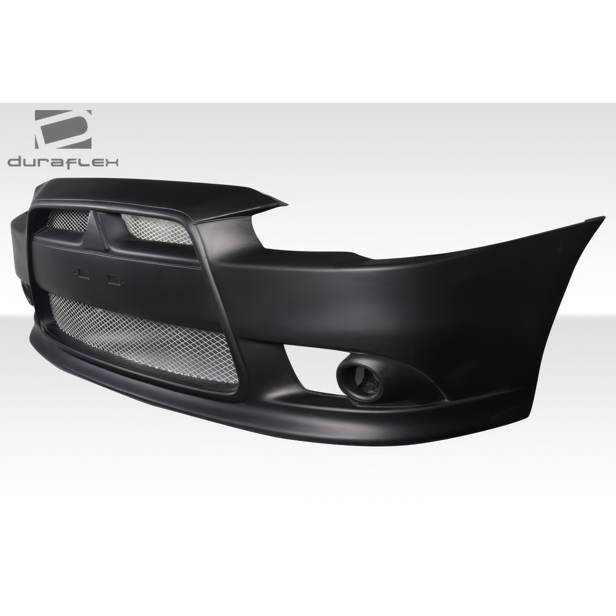 Modify your Mitsubishi Lancer 2008 with our Exterior/Front Bumpers or Lips - Front angle view of bumper part