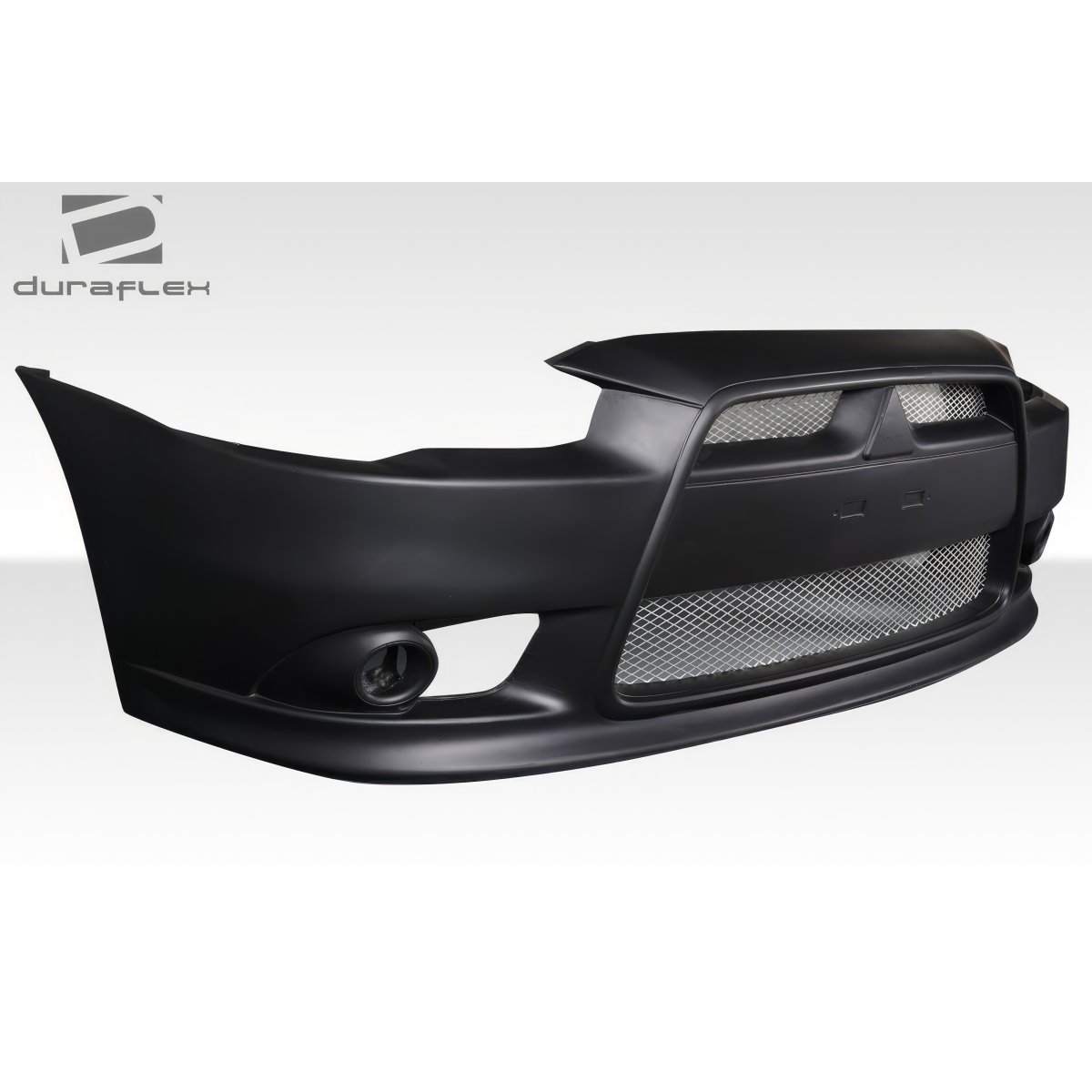 Modify your Mitsubishi Lancer 2008 with our Exterior/Front Bumpers or Lips - Front view of front bumper at slight angle