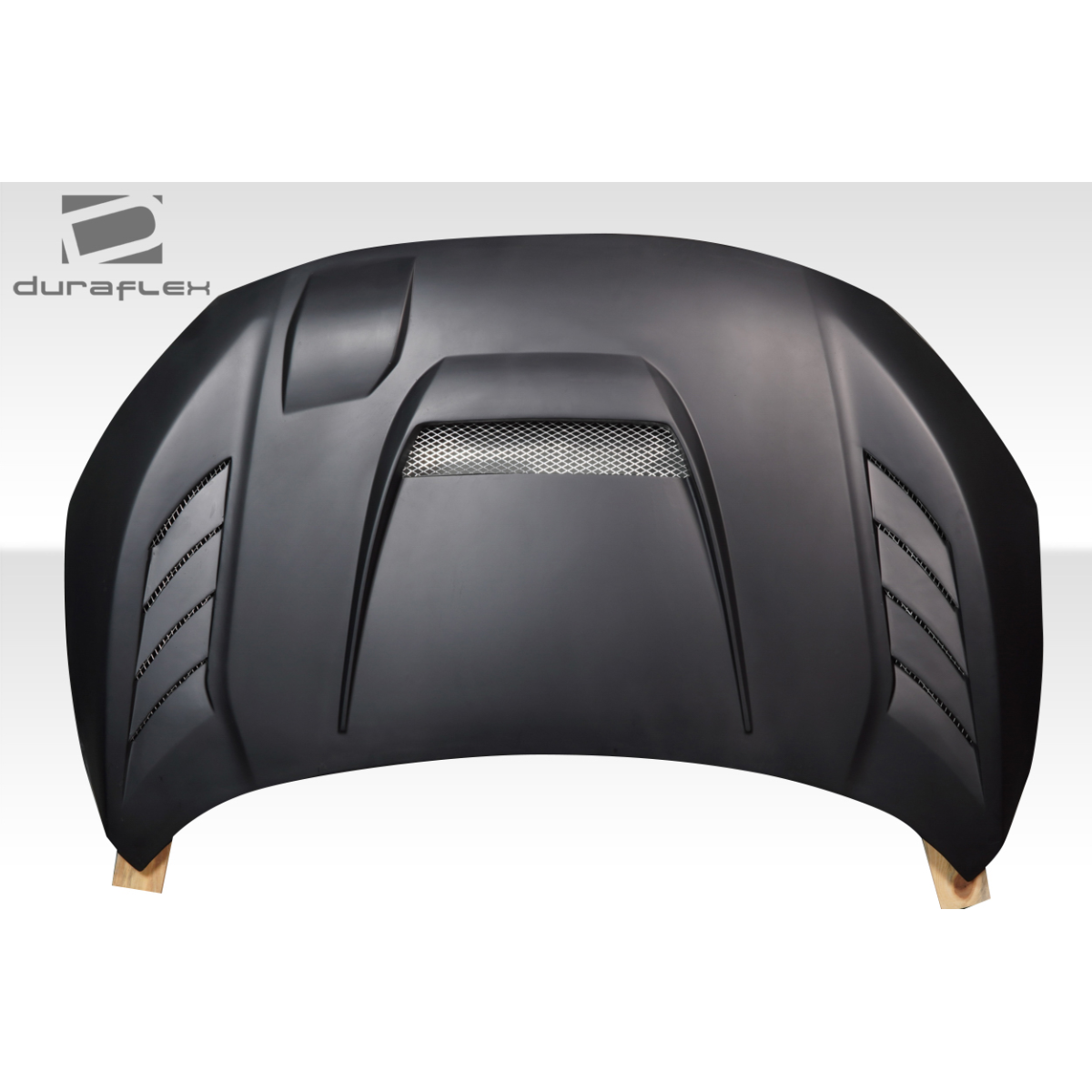 Modify your Honda Civic 2016 with our Exterior/Hoods - Front view of a hood at a slight angle