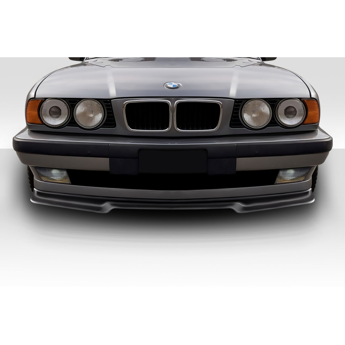 Modify your BMW 5-Series 1989 with our Exterior/Front Bumpers or Lips - Viewed from straight on at a head-on angle