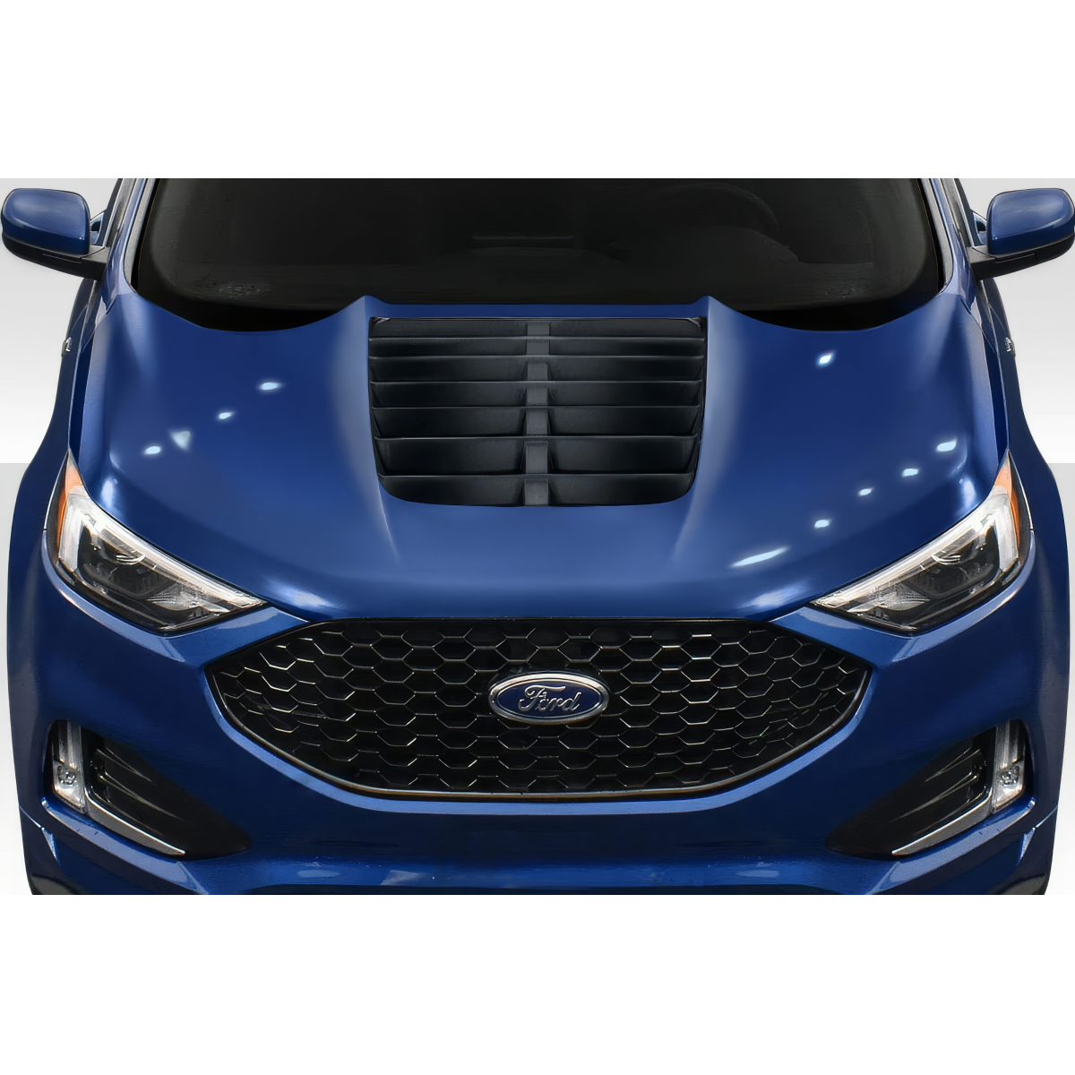 Modify your Ford Edge 2019 with our Exterior/Hoods - Image shows front view of vehicle hood