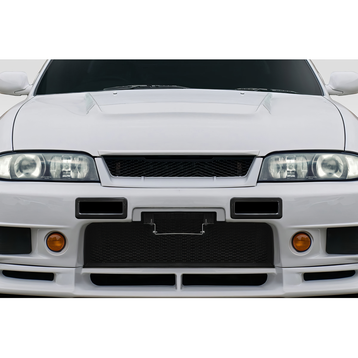 Modify your Universal   with our Exterior/Front Bumpers or Lips - Front view of the vehicle at eye level