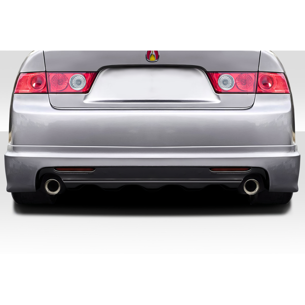 Modify your Acura TSX 2006 with our Exterior/Rear Bumpers or Lips - Rear view at a straight angle