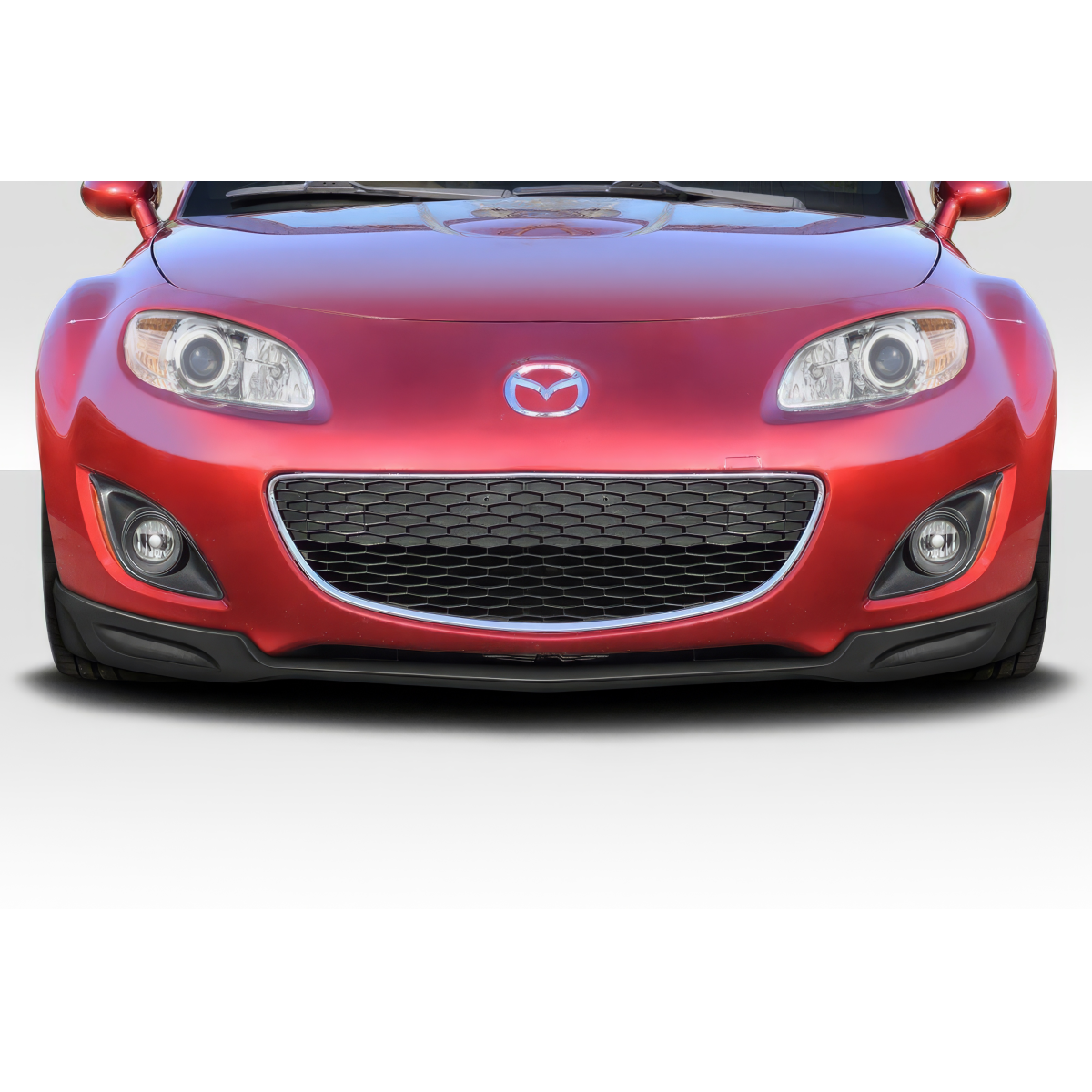 Modify your Mazda Miata 2009 with our Exterior/Front Bumpers or Lips - Front view of a car at a slight upward angle