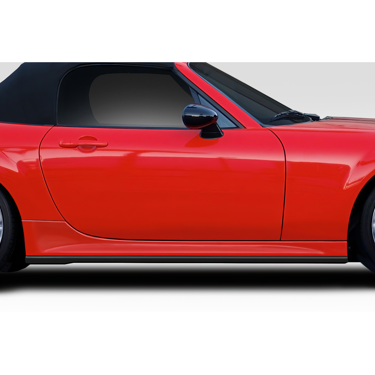 Modify your Mazda Miata 2006 with our Exterior/Side Skirts - Side view of vehicle at slight angle