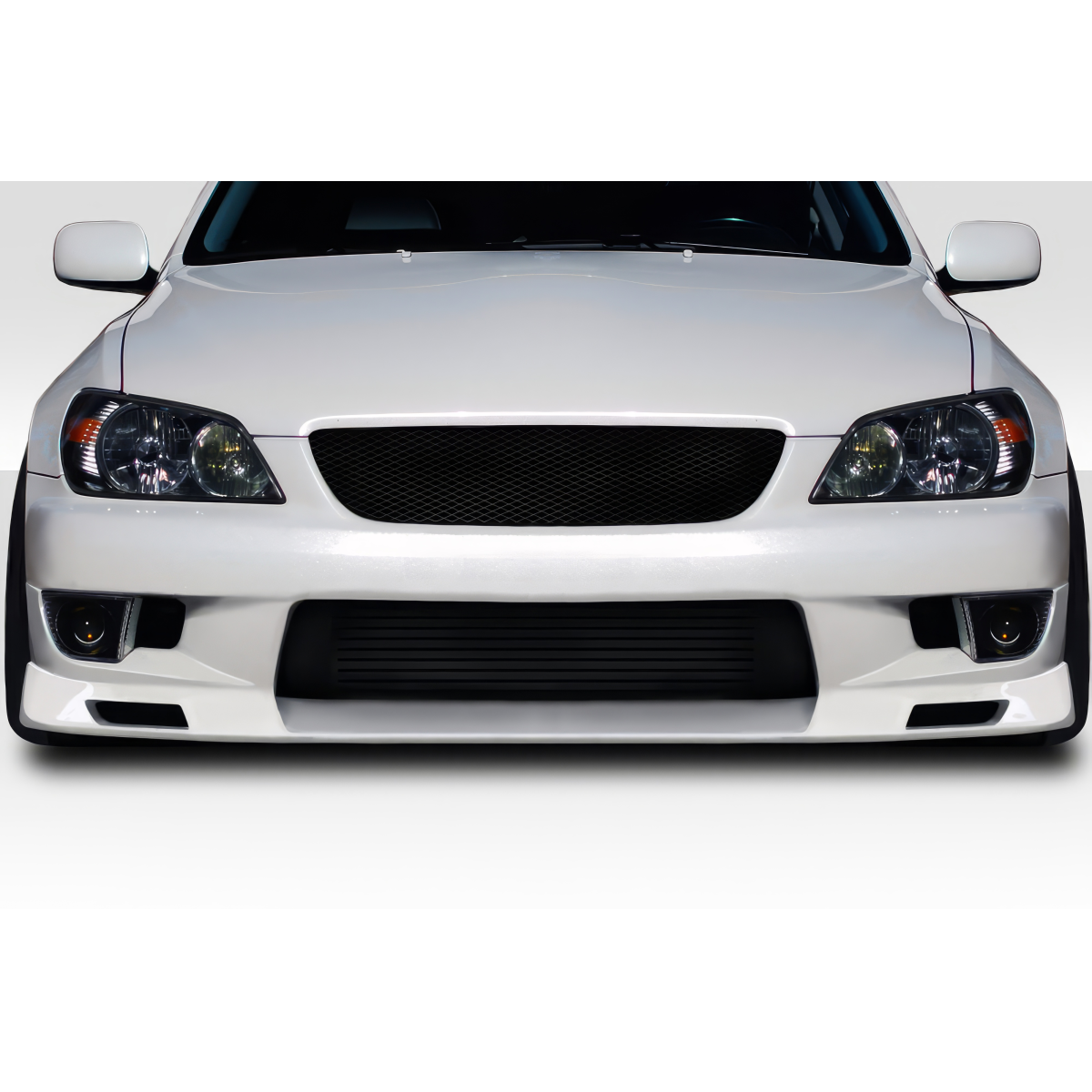 Modify your Lexus IS Series 2000 with our Exterior/Front Bumpers or Lips - Front view of a vehicle at a straight angle