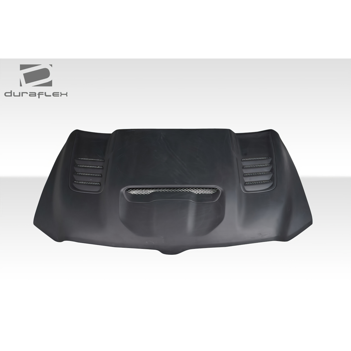 Modify your Dodge Ram 2019 with our Exterior/Hoods - Front view of the hood part at a straight angle