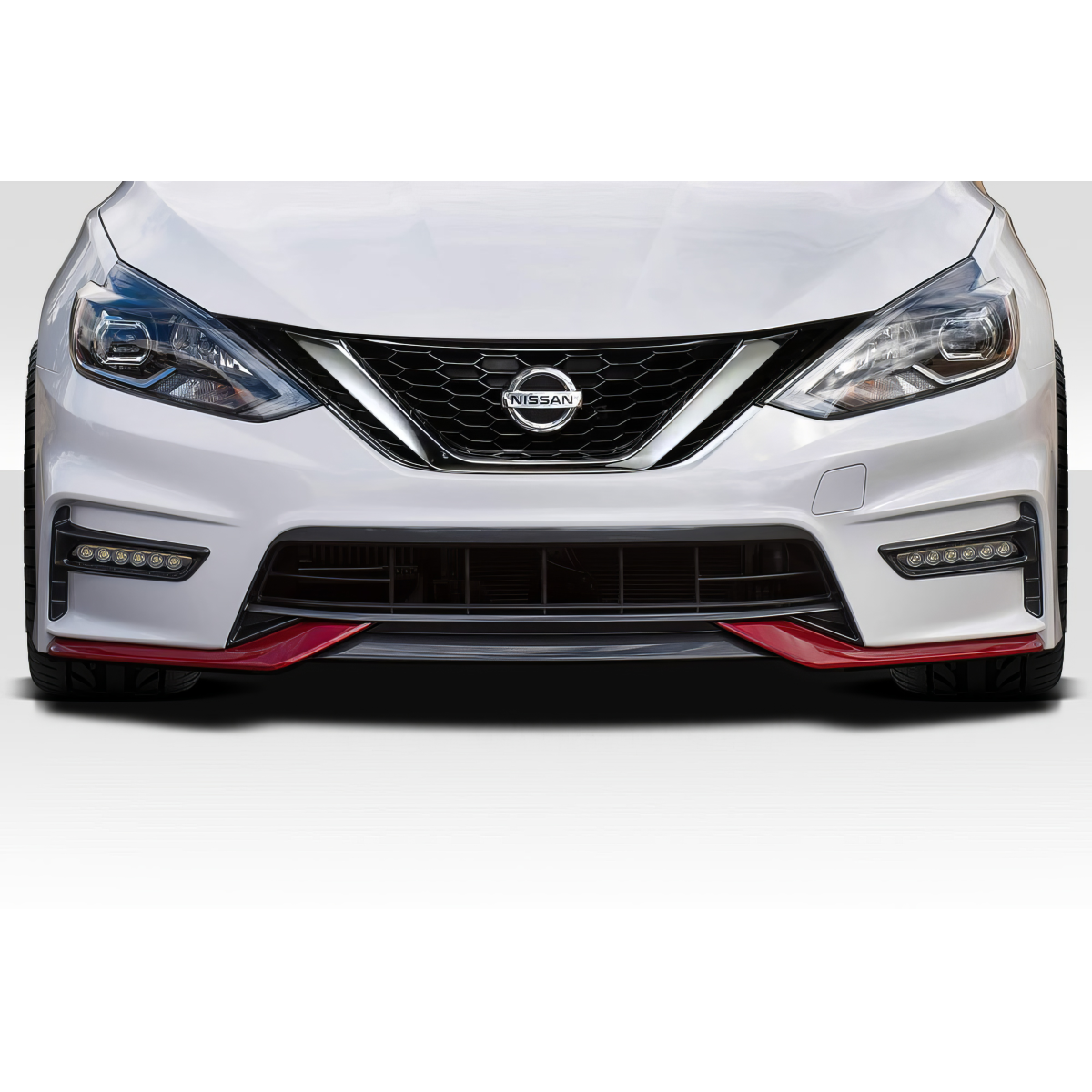 Modify your Nissan Sentra 2016 with our Exterior/Front Bumpers or Lips - Front view of the Nissan Sentra bumper