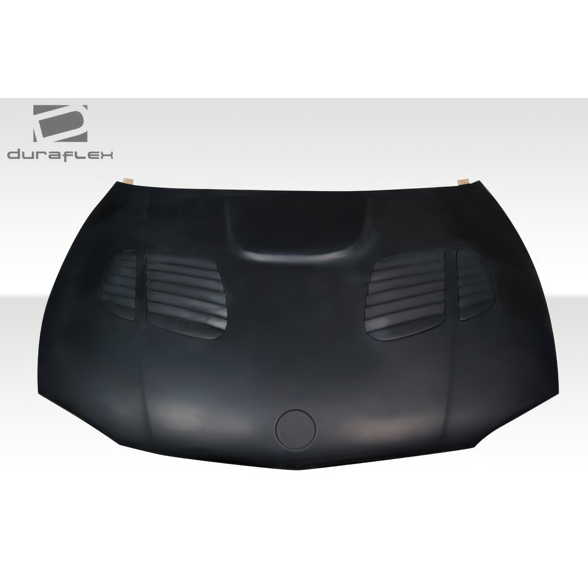 Modify your BMW 1-Series 2008 with our Exterior/Hoods - Front view angle of car hood part