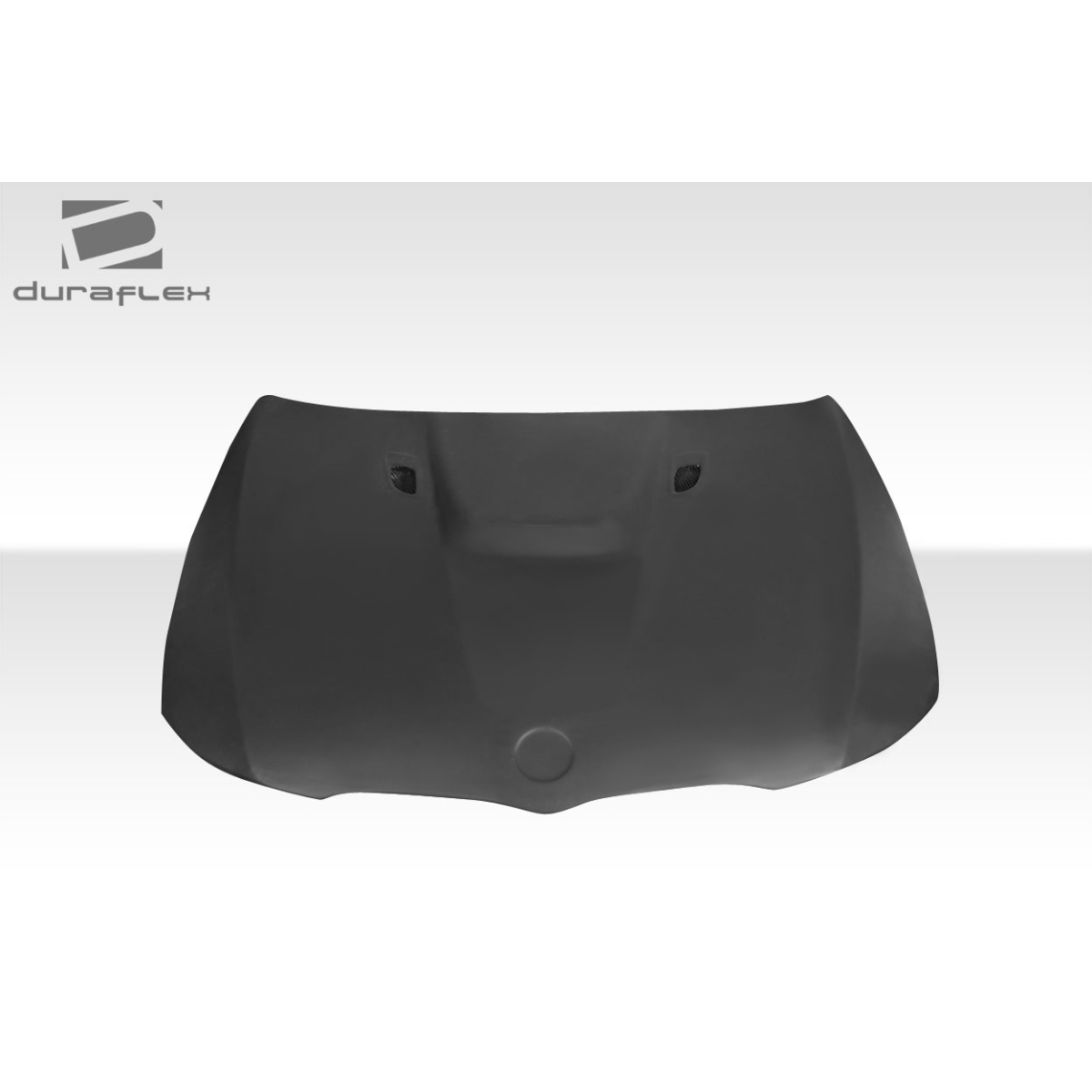 Modify your BMW 3-Series 2009 with our Exterior/Hoods - Front view of vehicle hood at a straight angle