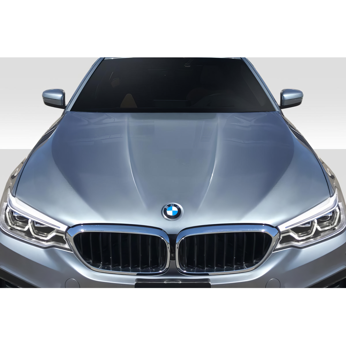 Modify your BMW 5-Series 2017 with our Exterior/Hoods - Front view of the vehicle