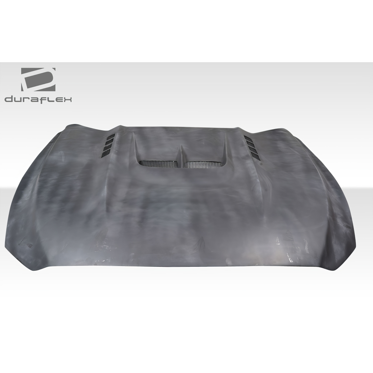 Modify your Ford Mustang 2015 with our Exterior/Hoods - Front view of the hood at a slight angle