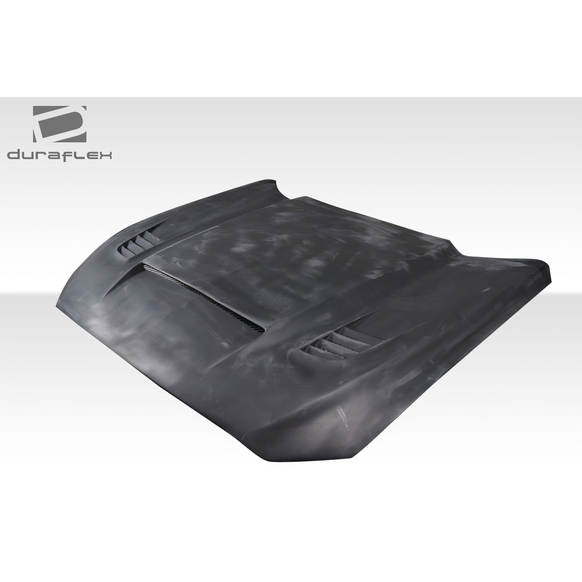 Modify your Ford Mustang 2015 with our Exterior/Hoods - Shown at a slight angle from the front