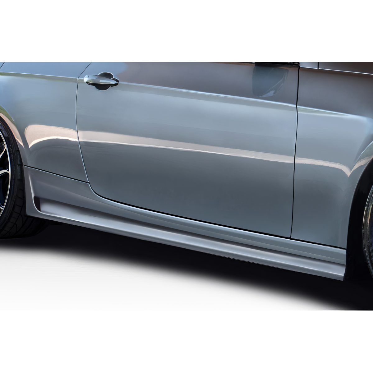 Modify your BMW 3-Series 2007 with our Exterior/Side Skirts - Side view of side skirt at slight angle