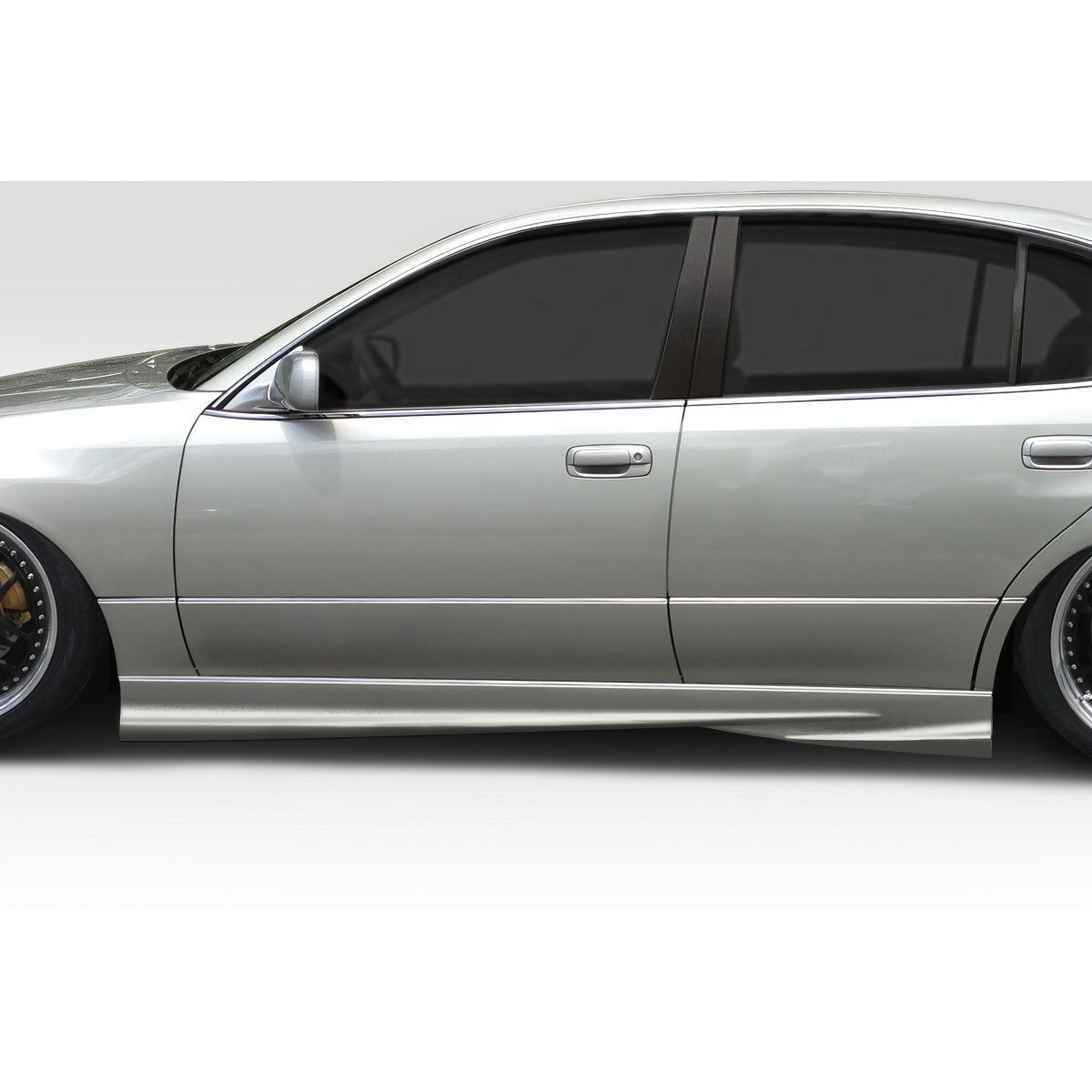 Modify your Lexus GS300 1998 with our Exterior/Side Skirts - Side view of vehicle with part visible from side