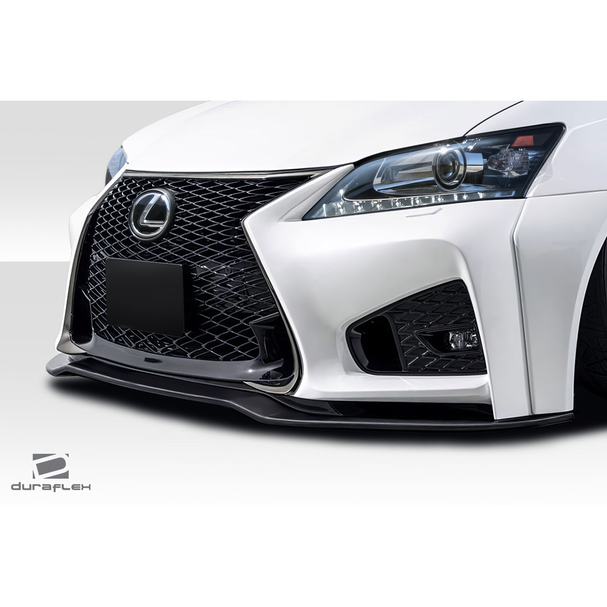 Modify your Lexus GS300 2013 with our Exterior/Front Bumpers or Lips - Front angle showcasing the lip of the car