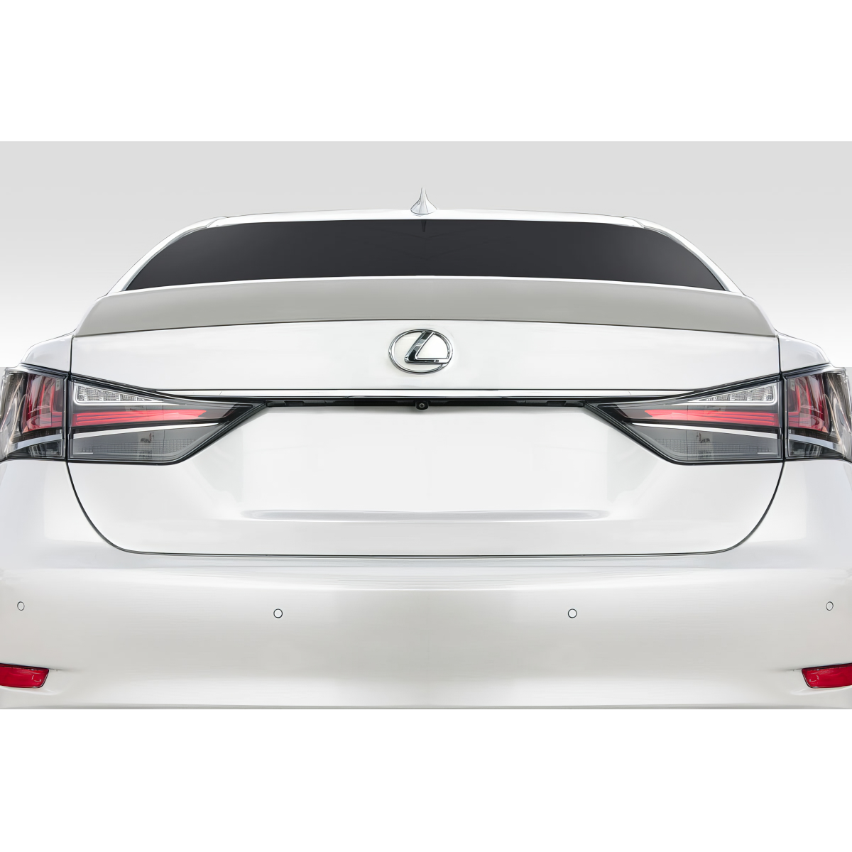 Modify your Lexus GS300 2013 with our Exterior/Wings - Rear view of vehicle at a straight angle