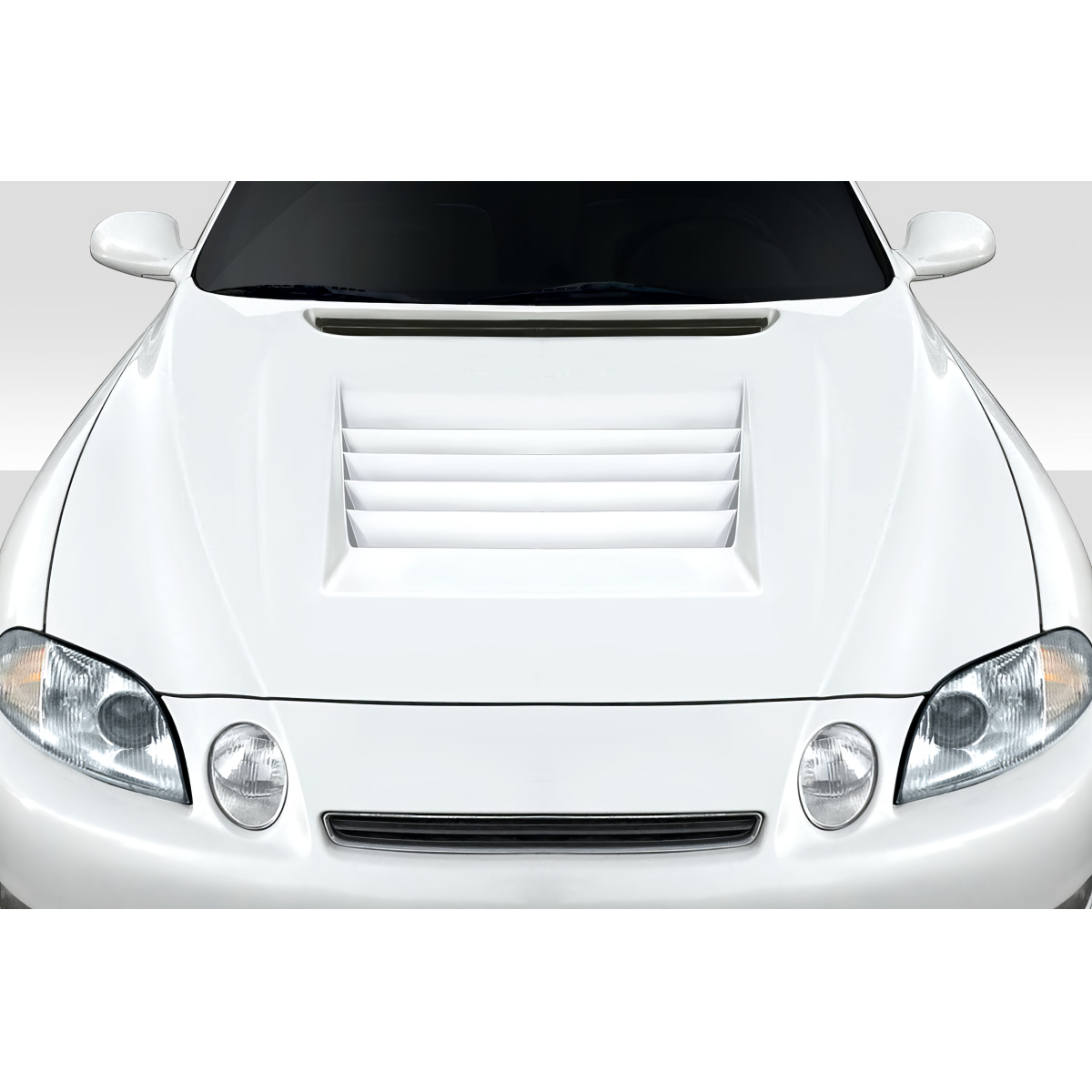 Modify your Lexus SC300 1992 with our Exterior/Hoods - Top down view of the car hood