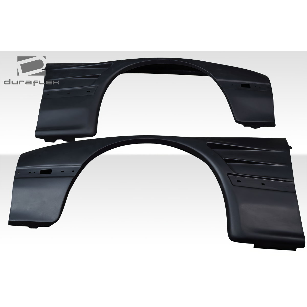 Modify your Mazda RX-7 1986 with our Exterior/Fenders - Angled view of two fenders side by side