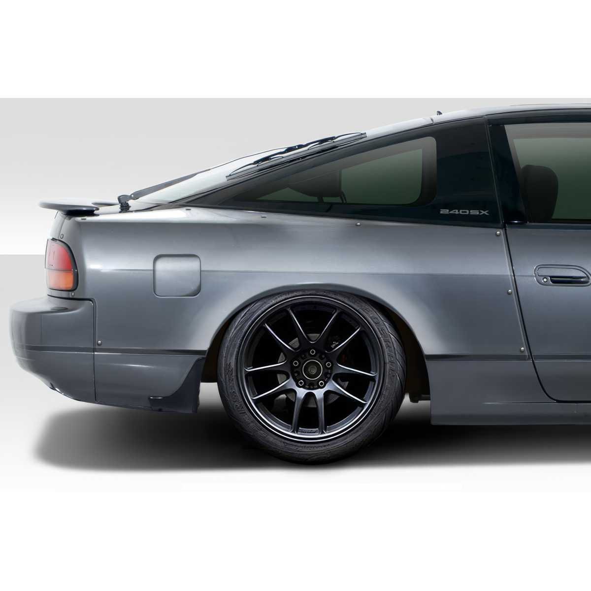 Modify your Nissan 240SX 1989 with our Exterior/Fenders - View shows rear fender at a side angle