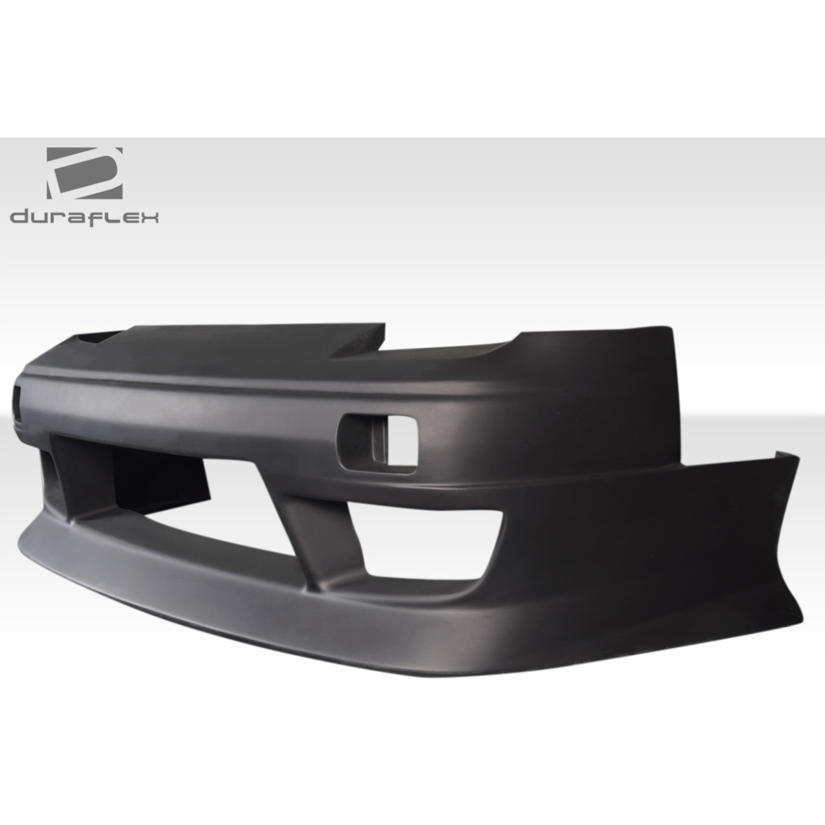 Modify your Nissan 240SX 1989 with our Exterior/Front Bumpers or Lips - Front view from a slight angle showing bumper design