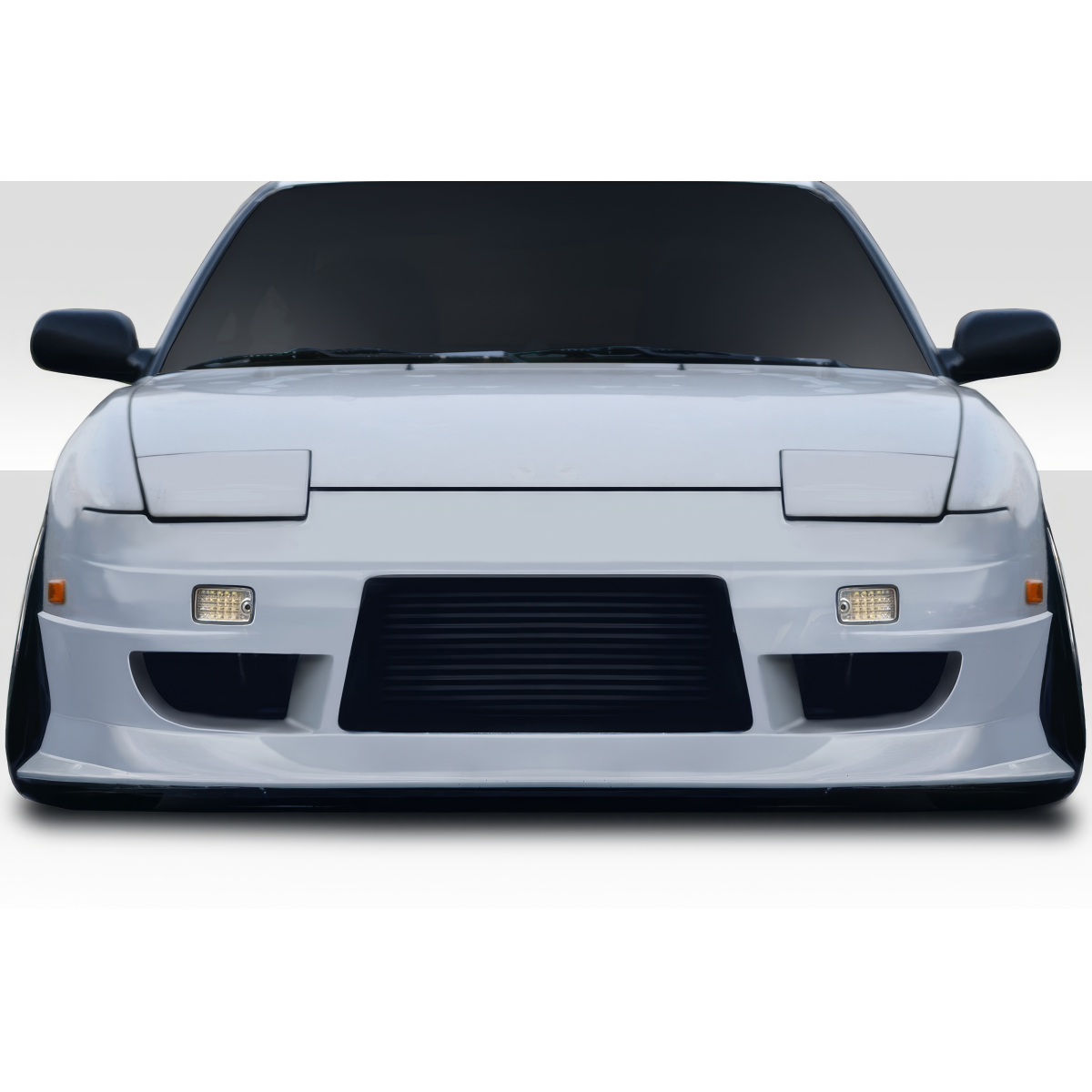 Modify your Nissan 240SX 1989 with our Exterior/Front Bumpers or Lips - Front view of the Nissan 240SX D1 Sport bumper