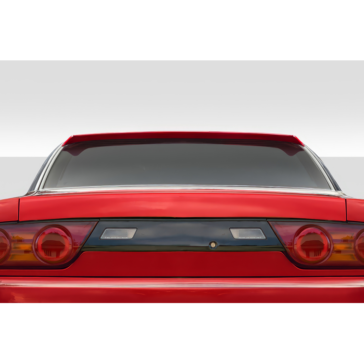 Modify your Nissan 240SX 1989 with our Exterior/Wings - Rear view angle of the Nissan 240SX S13