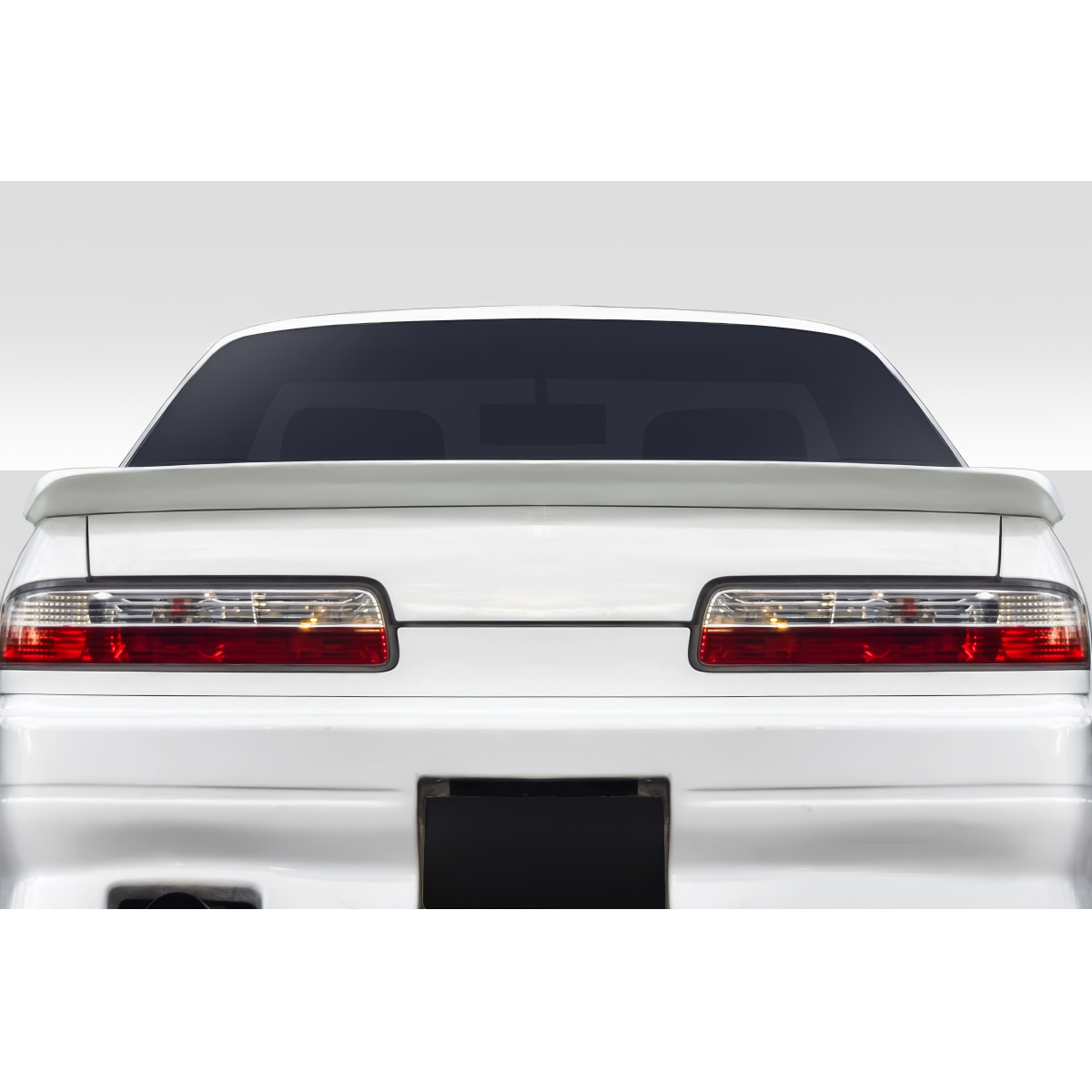 Modify your Nissan 240SX 1989 with our Exterior/Wings - View from the rear at a straight angle
