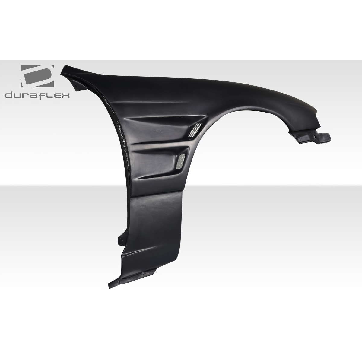 Modify your Nissan 240SX 1995 with our Exterior/Fenders - Side angle view of the fender part