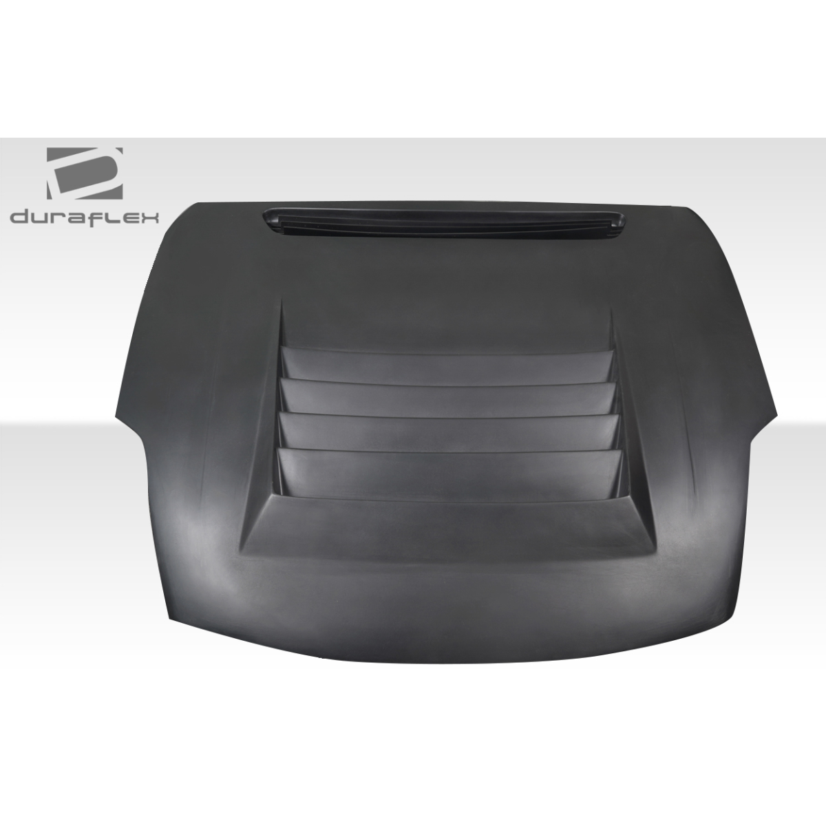 Modify your Nissan 350Z 2003 with our Exterior/Hoods - Front view of vehicle hood at a direct angle