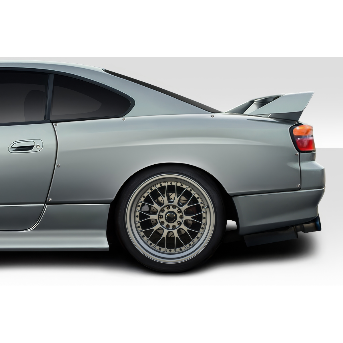 Modify your Nissan Silvia 1999 with our Exterior/Fenders - Image shows rear fender at a side angle