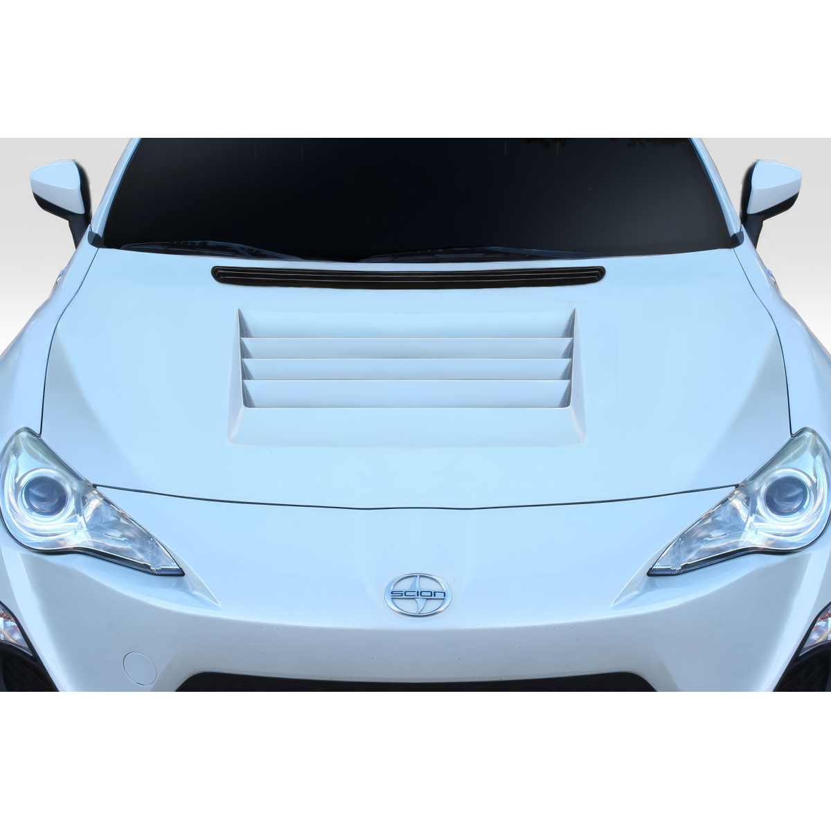 Modify your Subaru BRZ 2013 with our Exterior/Hoods - Top down view perspective of the vehicle hood