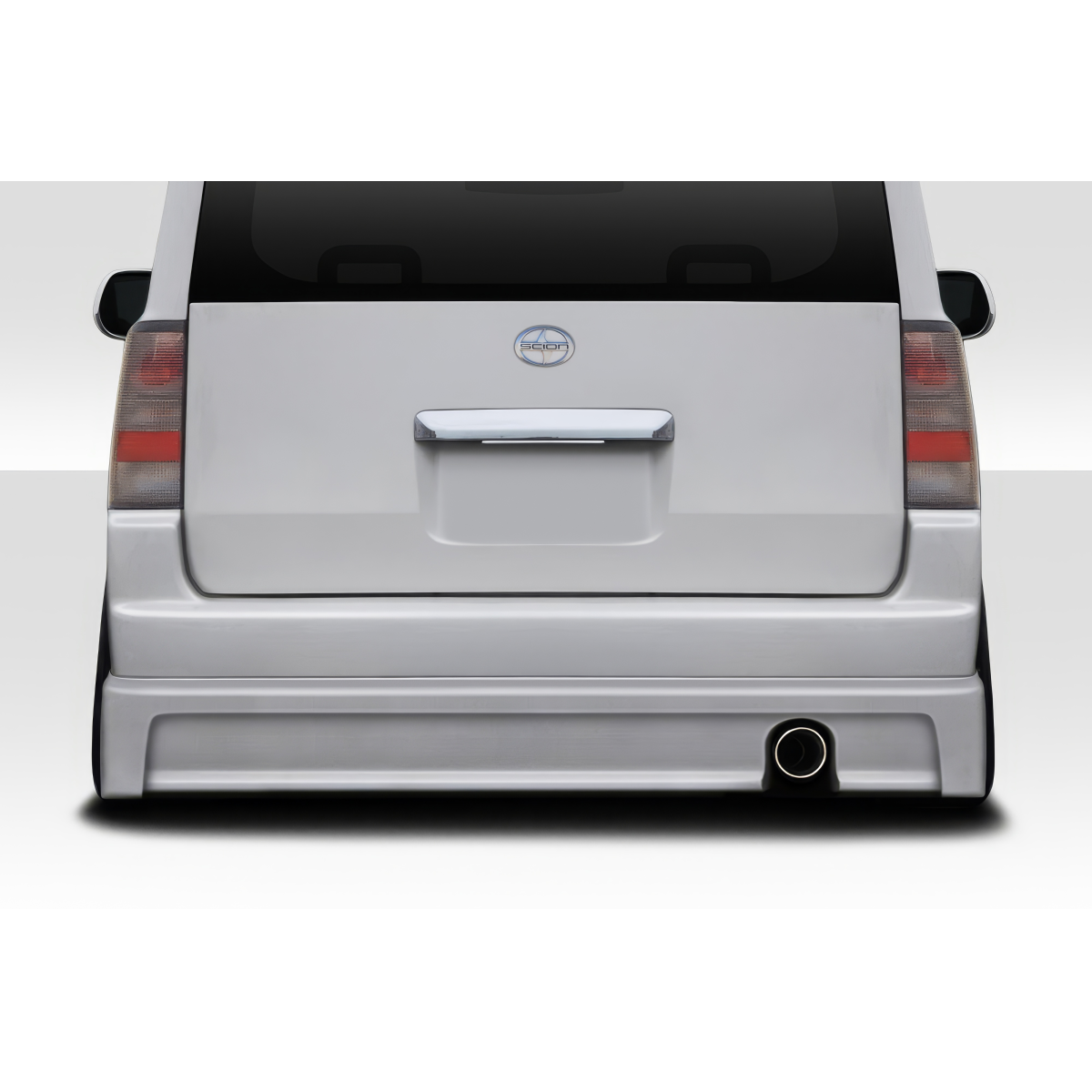 Modify your Scion xB 2004 with our Exterior/Rear Bumpers or Lips - Rear view angle of a vehicle
