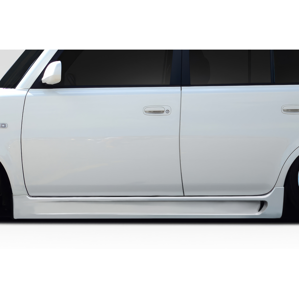 Modify your Scion xB 2004 with our Exterior/Side Skirts - Side view angle of the car part